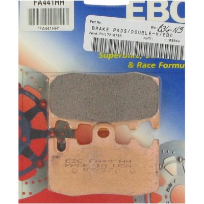 Τακάκια μοτοσυκλέτας EBC SINTERED HH FA441HH