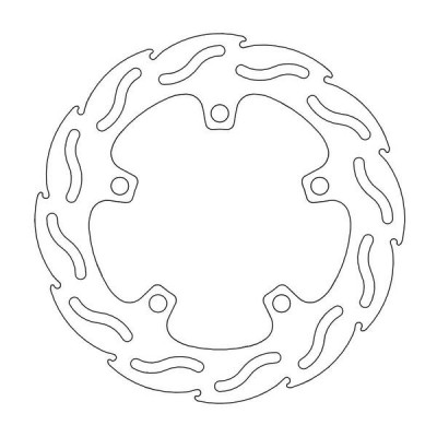 Δισκόπλακα MOTO-MASTER FLAME DISC FIX REAR YZF-R6 600