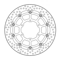 Δισκόπλακα MOTO-MASTER BRAKE ROTOR FLOAT ROUND R SUZUKI GSX-R 1000 R ABS 22-23