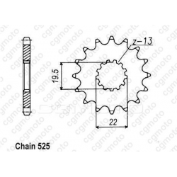 Κιτ αλυσίδα και γρανάζια REGINA για SUZUKI GSF400 BAND 93-96
