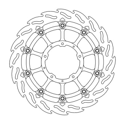 Δισκόπλακα εμπρός MOTO-MASTER BRAKE DISC FLAME FRONT R HONDA CBR 1000 RR-R ABS 22