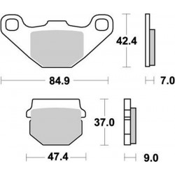 Τακάκια φρένων MOTO-MASTER NITRO για PHOENIX 200 2X4 Τακάκια φρένων MOTO-MASTER NITRO για PHOENIX 200 2X4