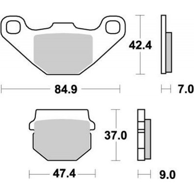 Τακάκια φρένων MOTO-MASTER NITRO για PHOENIX 200 2X4
