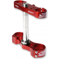 Τιμονόπλακα μηχανής SCAR για HONDA CRF250 10-13 ΚΟΚΚΙΝΟ