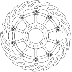Δισκόπλακα MOTO-MASTER BRAKE ROTOR FLAME DUCATI SCRAMBLER 803 ABS 23 Δισκόπλακα MOTO-MASTER BRAKE ROTOR FLAME DUCATI SCRAMBLER 803 ABS 23