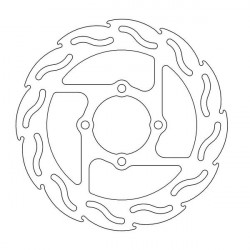 Δισκόπλακα μοτοσυκλέτας MOTO-MASTER FLAME REAR DISC YFM 350 X 2x4 06