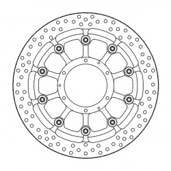Δισκόπλακα εμπρός MOTO-MASTER HALO PRO για HONDA CBR 1000 RR 16