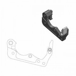 Αντάπτορας δαγκάνας φρένων MOTO-MASTER ADAPTER 260mm BLACK