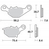 Τακάκια φρένων MOTO-MASTER BRAKEPAD 094811