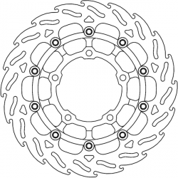 Δισκόπλακα εμπρός MOTO-MASTER BRAKE DISC FLAME FRONT L HONDA CRF 1100 L ABS 22 Δισκόπλακα εμπρός MOTO-MASTER BRAKE DISC FLAME FRONT L HONDA CRF 1100 L ABS 22