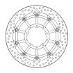 Δισκόπλακα MOTO-MASTER BRAKE DISC HALO T-FLOATER HONDA CBR 1000 RR 21 thumb