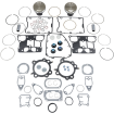 Πιστόνι μοτοσυκλέτας κιτ WISECO PISTON KIT W/GSKT VM RING thumb