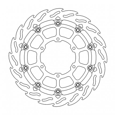 Δισκόπλακα MOTO-MASTER BRAKE ROTOR FLOAT FLAME R SUZUKI RM-Z 450 23 Δισκόπλακα MOTO-MASTER BRAKE ROTOR FLOAT FLAME R SUZUKI RM-Z 450 23