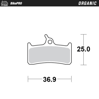Τακάκια φρένων MOTO-MASTER BRAKE PAD ORGANIC v
