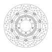 Δισκόπλακα MOTO-MASTER BRAKE ROTR FLOAT ROUND ABS-FIT. thumb
