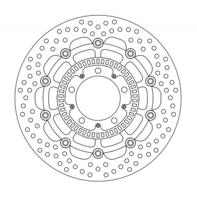 Δισκόπλακα MOTO-MASTER BRAKE ROTR FLOAT ROUND ABS-FIT.
