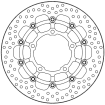 Δισκόπλακα εμπρός MOTO-MASTER BRAKE DISC FRONT HALO R HONDA CRF 1100 L ABS 22 Δισκόπλακα εμπρός MOTO-MASTER BRAKE DISC FRONT HALO R HONDA CRF 1100 L ABS 22 thumb