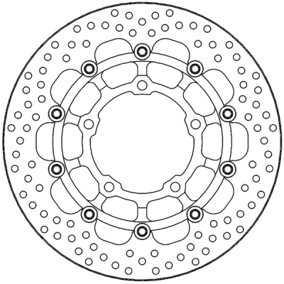 Δισκόπλακα εμπρός MOTO-MASTER BRAKE DISC FRONT HALO R HONDA CRF 1100 L ABS 22