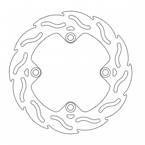Δισκόπλακα μοτοσυκλέτας MOTO-MASTER FLAME REAR DISC CRF 300 L ABS 23 Δισκόπλακα μοτοσυκλέτας MOTO-MASTER FLAME REAR DISC CRF 300 L ABS 23