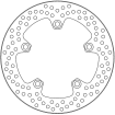 Δισκόπλακα MOTO-MASTER BRAKE ROTOR FIX ROUND SUZUKI	GSX-R 1000 R ABS 23 thumb