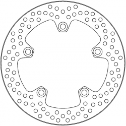 Δισκόπλακα MOTO-MASTER BRAKE ROTOR FIX ROUND SUZUKI	GSX-R 1000 R ABS 23