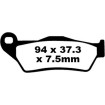 Τακάκια μοτοσυκλέτας EBC BRAKE PAD CARBON TT DIRT Τακάκια μοτοσυκλέτας EBC BRAKE PAD CARBON TT DIRT thumb