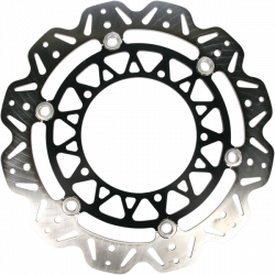 Δισκόπλακα μοτοσυκλέτας εμπρός EBC FLT VEE WAVE BLK FR VR2095BLK