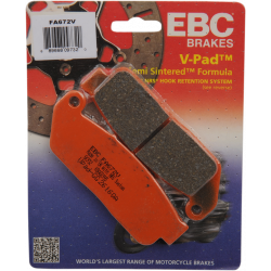 Τακάκια μοτοσυκλέτας EBC VEE SEMISNTRD FA672V