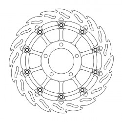 Δισκόπλακα MOTO-MASTER BRAKE ROTOR FLOAT ROUND TRIUMPH TIGER 1050 ABS 20