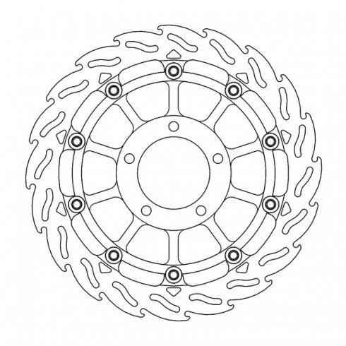 Δισκόπλακα MOTO-MASTER BRAKE ROTOR FLOAT ROUND TRIUMPH TIGER 1050 ABS 20 Δισκόπλακα MOTO-MASTER BRAKE ROTOR FLOAT ROUND TRIUMPH TIGER 1050 ABS 20