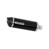 Τελικό εξάτμισης μοτοσυκλέτας ARROW MUFF RACETECH AL/BK SW-T6