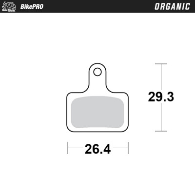 Τακάκια φρένων MOTO-MASTER BRAKE PAD ORGANIC x