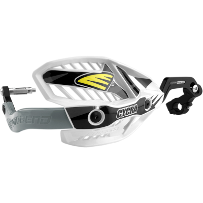 Προστατευτικές χούφτες μηχανής CYCRA ULT WHITE/BLACK