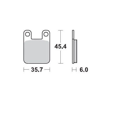 Τακάκια φρένων MOTO-MASTER BRAKEPAD FRONT KTM 65