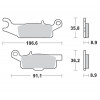 Τακάκια φρένων MOTO-MASTER BRAKE PAD SINTER ATV NITR YAMAHA YFM 700 GDH 4X4 16