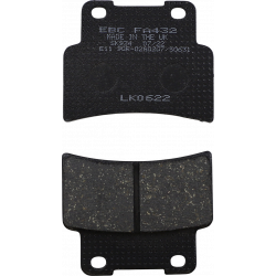 Τακάκια μοτοσυκλέτας EBC FA SER ORGANIC FA432