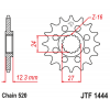 Γρανάζι κίνησης εμπρός JT Sprockets JTF1444.17