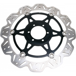 Δισκόπλακα μοτοσυκλέτας εμπρός EBC FLT VEE WAVE BLK FR VR622BLK