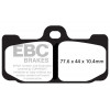 Τακάκια μοτοσυκλέτας EBC GPFA SINTER RACE GPFAX295HH