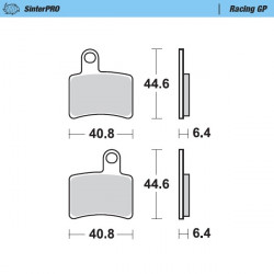 Τακάκια φρένων MOTO-MASTER BRAKE PAD SINTER RACING BETA REV-3 250 08