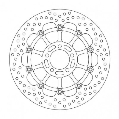 Δισκόπλακα MOTO-MASTER HALO FRONT DISC KAWASAKI ZRX 1200 R 06