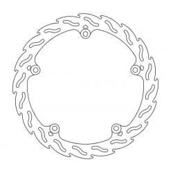 Δισκόπλακα MOTO-MASTER BRAKE ROTOR FIX FLAME RIGHT HONDA NC 750 X ABS 23