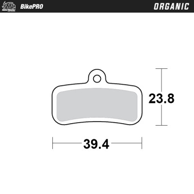 Τακάκια φρένων MOTO-MASTER BRAKE PAD ORGANIC s