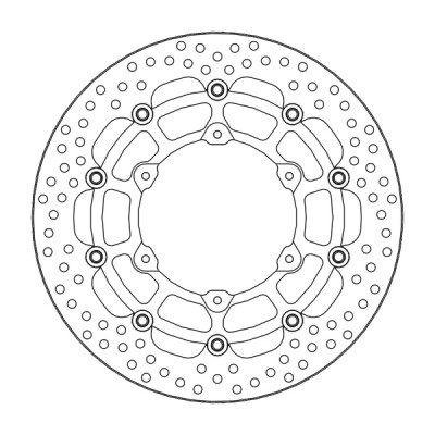 Δισκόπλακα MOTO-MASTER BRAKE ROTOR FLOAT ROUND SMC 690 R ABS