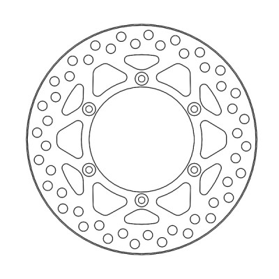 Πίσω δισκόπλακα μοτοσυκλέτας MOTO-MASTER BRAKE DISC VINT REAR KAWASAKI KLX 300 R 03-07