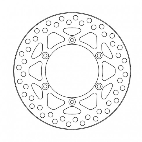 Πίσω δισκόπλακα μοτοσυκλέτας MOTO-MASTER BRAKE DISC VINT REAR KAWASAKI KLX 300 R 03-07 Πίσω δισκόπλακα μοτοσυκλέτας MOTO-MASTER BRAKE DISC VINT REAR KAWASAKI KLX 300 R 03-07