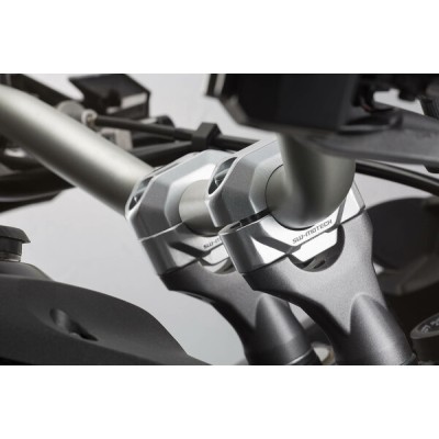 Αποστάτες τιμονιού μοτοσυκλέτας SW-MOTECH για FOR 22mm SILVER \