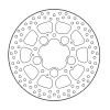 Δισκόπλακα MOTO-MASTER BRAKE DISC HALO FIXED HONDA VFR 800 F ABS 20