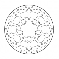 Δισκόπλακα MOTO-MASTER BRAKE DISC HALO FIXED HONDA VFR 800 F ABS 20