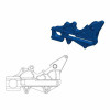 Αντάπτορας δαγκάνας φρένων MOTO-MASTER ADAPTER OVERSIZE 220mm BLUE HUSQVARNA FE 250 2021